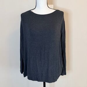 lululemon athletica Dark Gray Long Sleeve Top